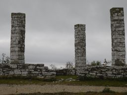 The remains of the execution site.