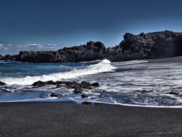 The beach.