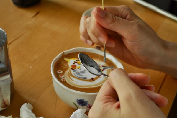 Finishing before the coffee cools calls for composure.