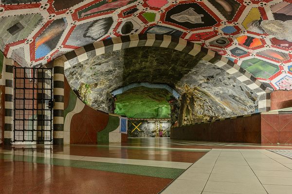 Kungsträdgården metro station.