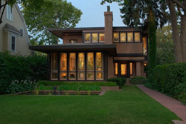 The Purcell-Cutts House, designed and built in 1913 by William Gray Purcell and George Grant Elmslie.