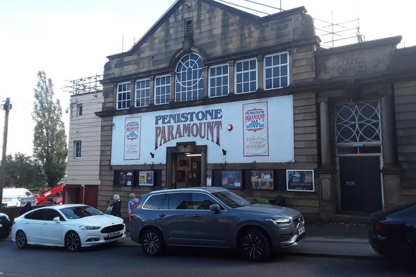 Cinema  during roof repairs in 2024