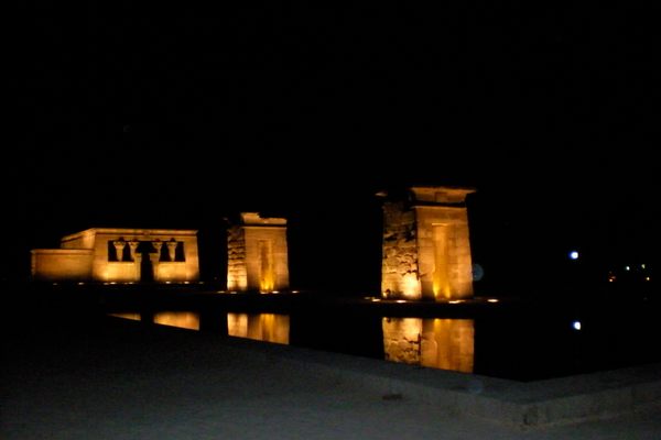 The temple by night