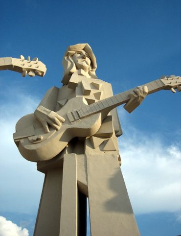 One of Houston's four giant concrete Beatles.