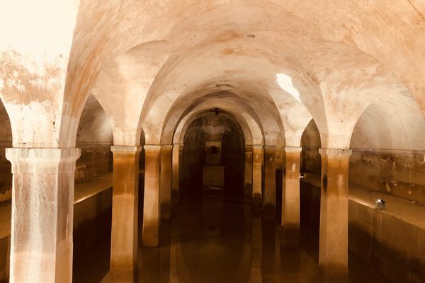 Interior of reservoir.