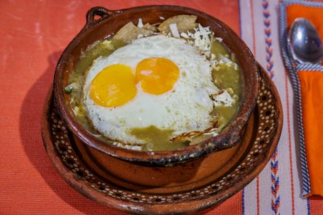 The chilaquiles from Fonda Rosita are the stuff of legend.