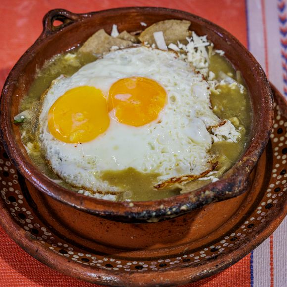 The chilaquiles from Fonda Rosita are the stuff of legend.