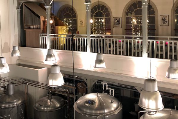 The bar in the gallery (Sundbybergs köksbryggeri).