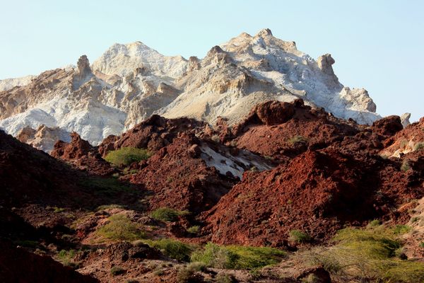 Mountains of Hormuz Island