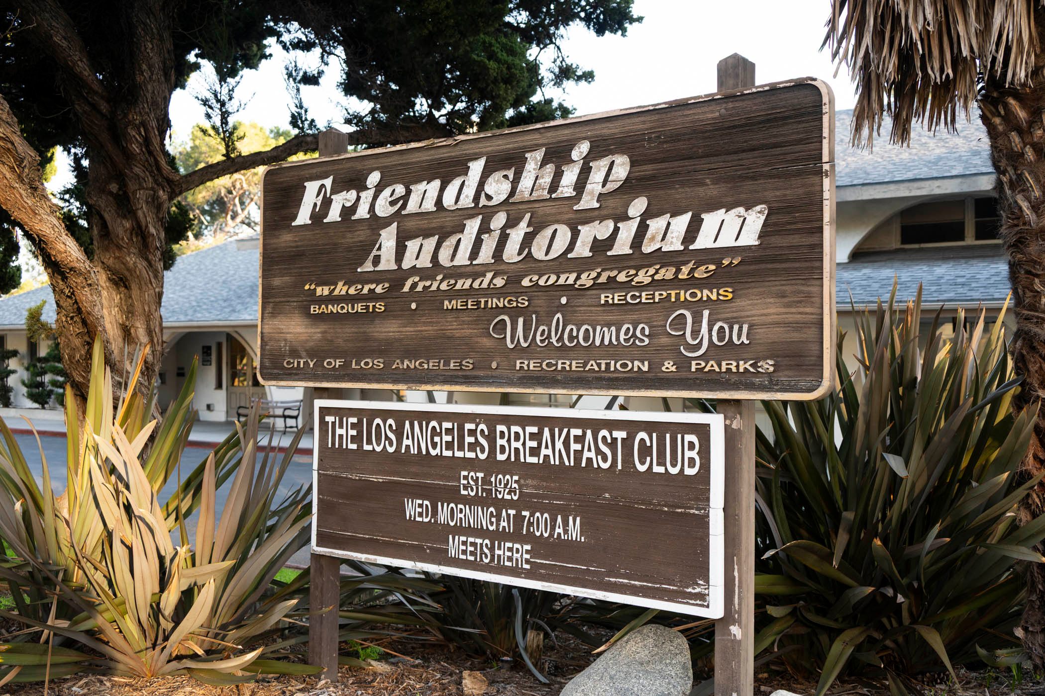 The Friendship Auditorium has welcomed club members for decades.