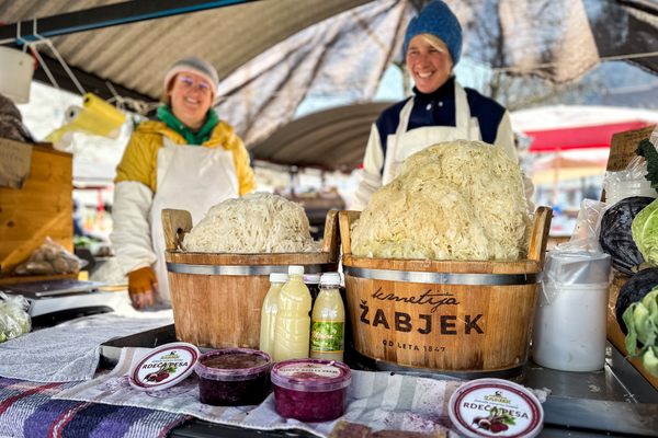 The best sauerkraut is made with an indigenous Slovenian cabbage.