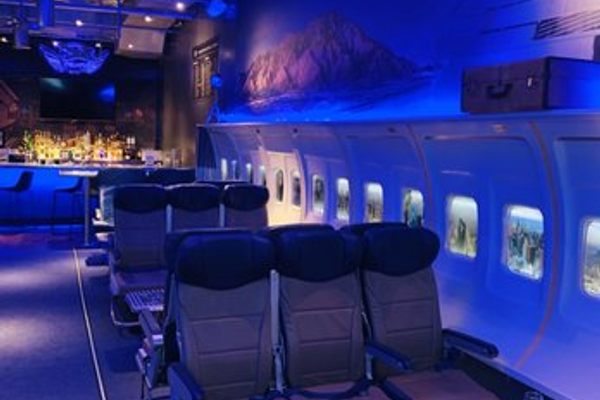 Seats ready for take-off.
