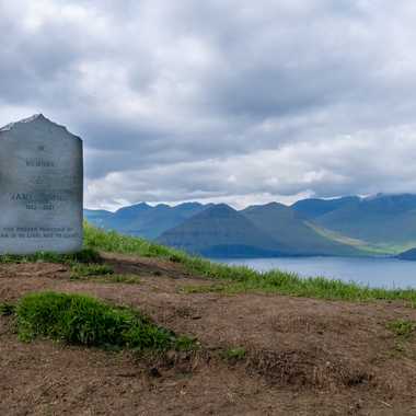 The tomb of James Bond on Kalsoy Island