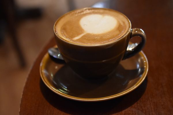Order a cappuccino where the concept of utilitarianism was invented.