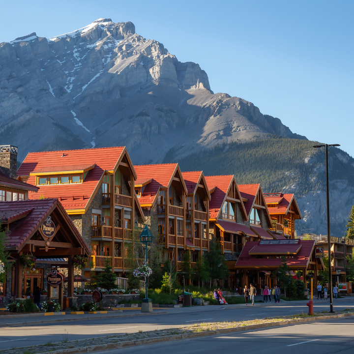 Banff's quaint downtown