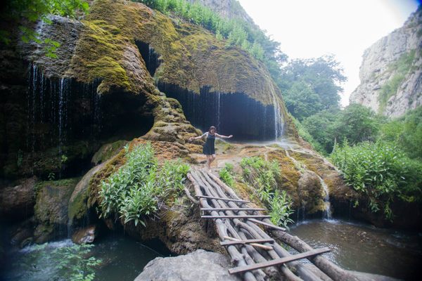 “The Umbrella” at the base of the gorge 