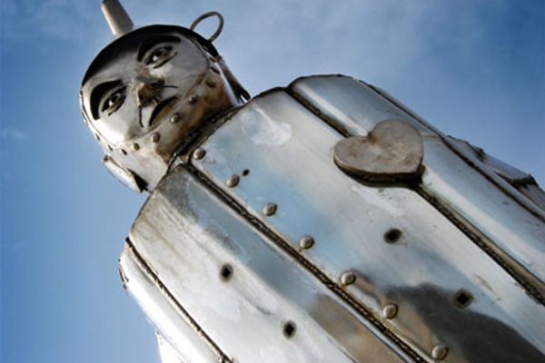 Tin Man at Oz Park.