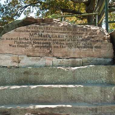 Mrs. Macquarie&#8217;s Chair In Sydney Botanic Garden