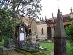 Tombs in the cemetery